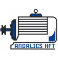 Andalics Villanymotor és Szivattyú Szaküzlet és Szerviz logó, embléma