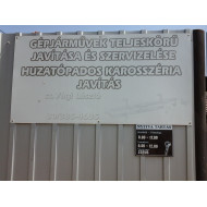 Vági László E.V. - Autószerviz logó, embléma