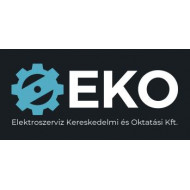 Elektroszerviz Kereskedelmi és Oktatási KFT. Debrecen logó, embléma