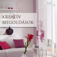 Otthon Lakástextil-Padló-Árnyékolástechnika Szaküzlet logó, embléma