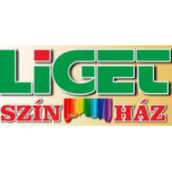 Liget Szín-Ház Festékbolt logó, embléma