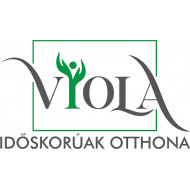 Viola Időskorúak Otthona logó, embléma