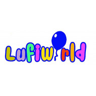 Lufiworld Partikellék logó, embléma