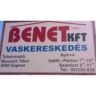 Benet-Vas Kft. Sopron logó, embléma