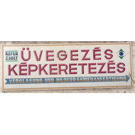 Kéfer Zsolt Üvegezés, Képkeretezés, Festmények Glaserei,verglasung, bilderrahmen. Mosonmagyaróvár logó, embléma