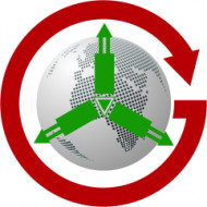 Geoirány Kft. - Földmérő, földmérés logó, embléma
