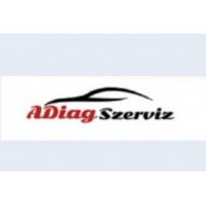 Szabó-Rácz István Miklós Adiag szerviz Autóvillamossági és autó szerviz Dorog logó, embléma
