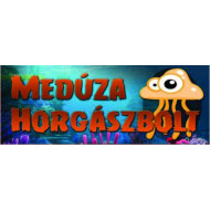 Medúza Horgászbolt logó, embléma