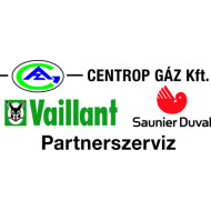 Centrop-Gáz Kft. Vaillant Partnerszerviz logó, embléma