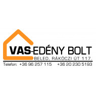 Építőanyagok-Szerelvények,---Vas-Edény Bolt logó, embléma