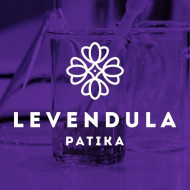 Levendula Patika logó, embléma