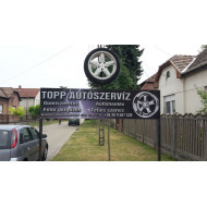Topp Autószerviz  Autószerviz,Gumiszerviz NON-STOP AUTÓMENTÉS Komárom. logó, embléma