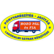 Bozó Pál Ponyvakészítő logó, embléma