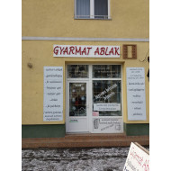 Gyarmat Ablak logó, embléma
