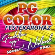 PG COLOR Partner Kft. Győr FESTÉK-TAPÉTA ÁRUHÁZ Minden ami festék. logó, embléma