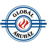 Globál Műszaki Áruház logó, embléma