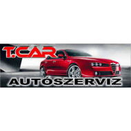 T-Car Autószerviz Debrecen logó, embléma