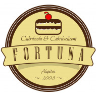 Fortuna Cukrászüzem logó, embléma