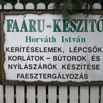 Horváth István asztalos Balatonszárszó