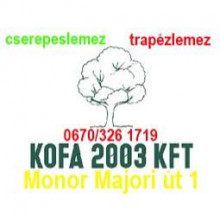 Trapézlemez, Cserepeslemez Monor