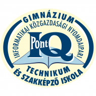 Gimnázium, Informatikai, Nyomdaipari Technikum és Szakképző Iskola logó, embléma