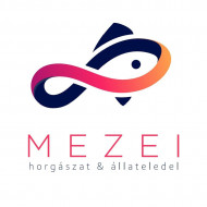 Mezei Horgász-, állateledel és takarmánybolt logó, embléma