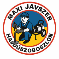 Marx László Maxi Javszer- víz-, gáz-, fűtésszerelő logó, embléma
