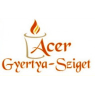 Gyertya-Sziget Acer Kft.Mosonmagyaróvár. Gyertyák, ajándékok, party kellékek, léggömb dekorációk. logó, embléma
