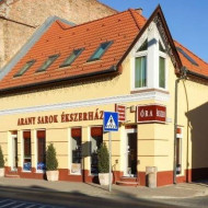 AranySarok Ékszerház Ékszerek-Órák Esztergom logó, embléma