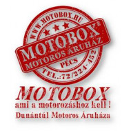 Motobox Motoros Áruház logó, embléma