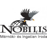 Nobilis Mérnöki- és Ingatlan Iroda Kft. Sopron Földmérés, kitűzés, geodézia logó, embléma